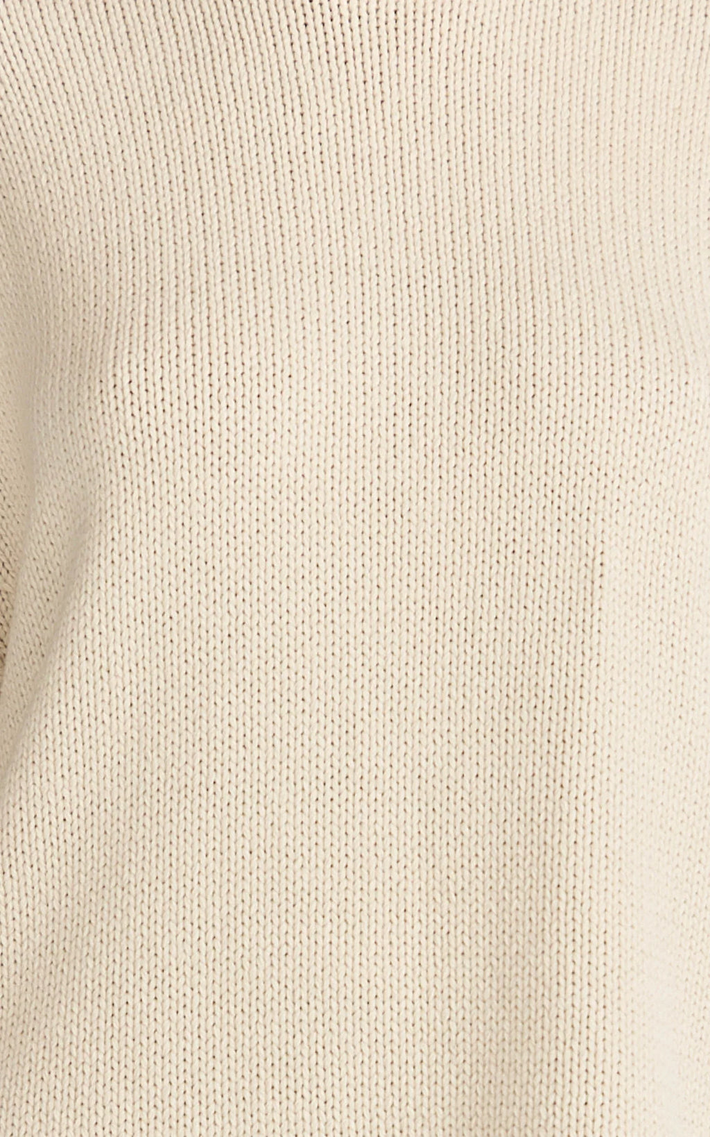 Kira Jumper - Crew Neck Oversized Knit Jumper in Beige