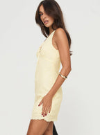 Brener Mini Dress Lemon