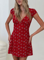 Cannelloni Mini Dress Red