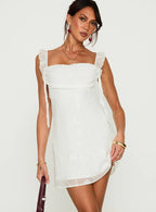 Lanai Mini Dress White Floral