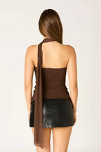 Mesh Wrap Top