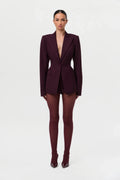 High Waist Suited Shorts