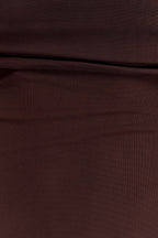 Josie Off Shoulder Mesh Maxi Dress - Dark Brown