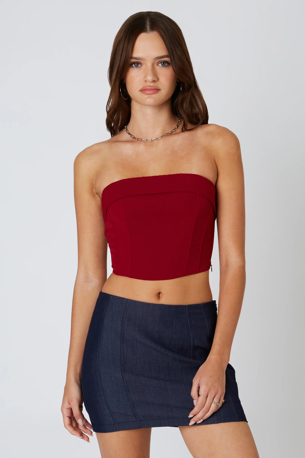 Fold Over Crop Top