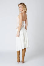 Tiered Midi Skirt