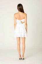 Strapless Tiered Mini Dress
