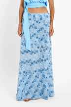 Pre-order: Floreat Maxi Skirt | Blue
