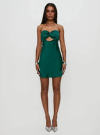 Faviola Mini Dress Emerald