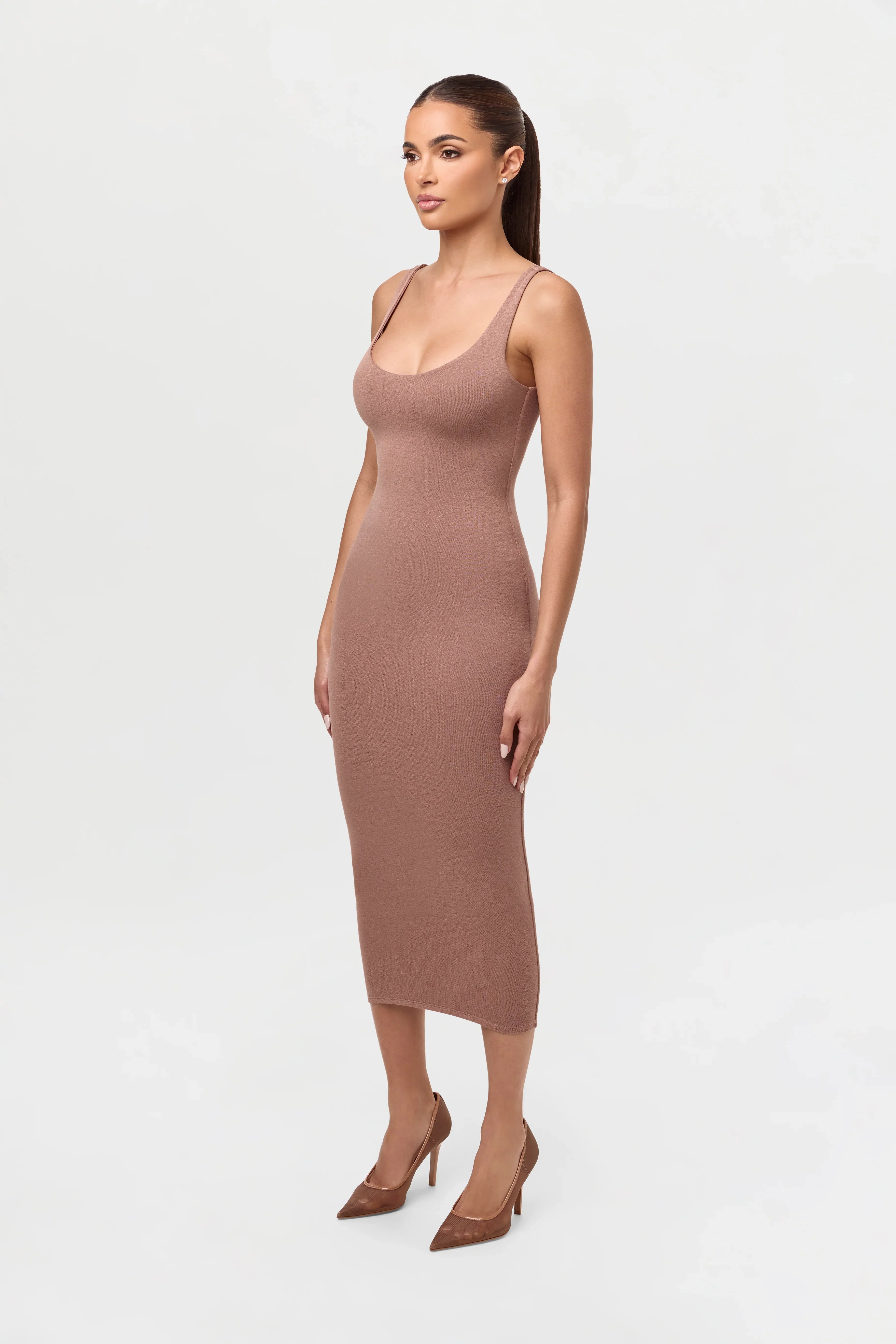 NW Sculpt Tank Midi Dress