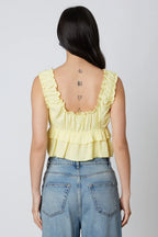Ruffled Peplum Top