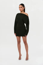 Knit Sweater Mini Skirt