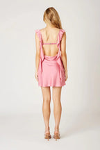 Waterfall Ruffle Mini Dress