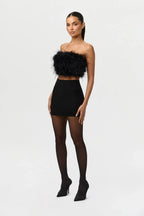 Ruffle My Feathers Tube Top