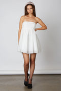 Strapless Organza Babydoll Dress