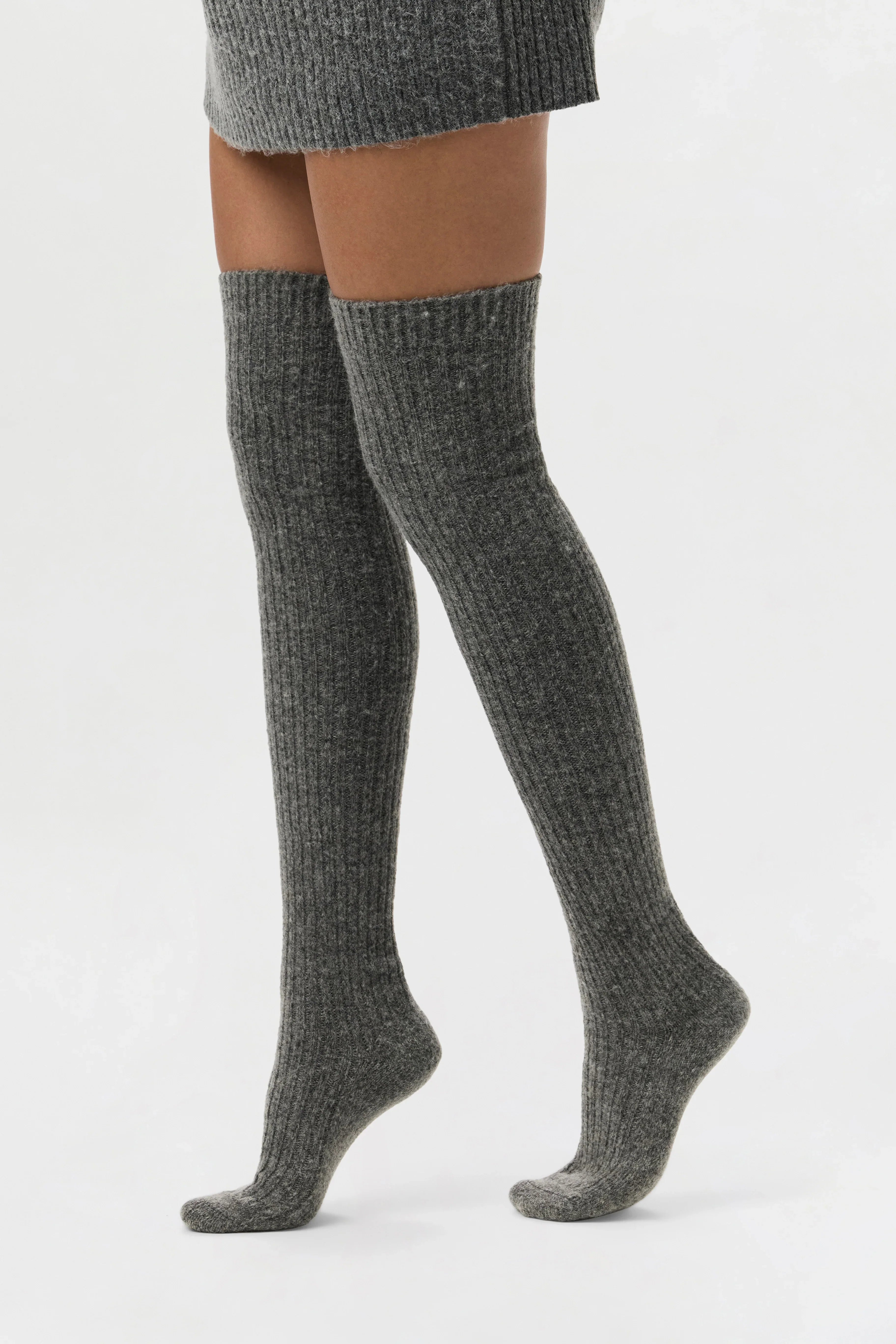 Knit Knee High Socks