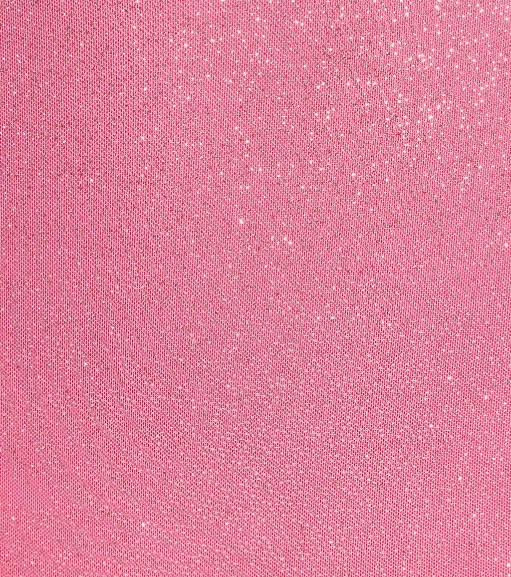 See Me Shining Glitter Off-The-Shoulder Mini Dress