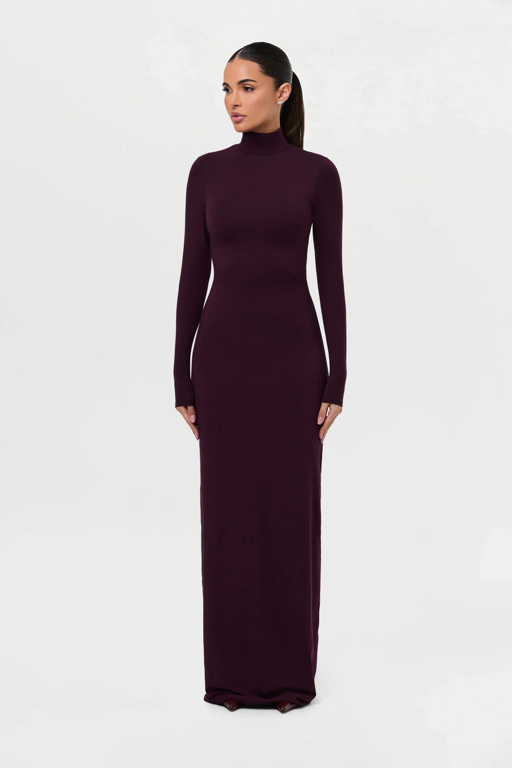 Butter Turtleneck Maxi Dress
