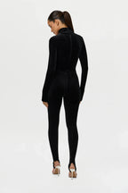 Velvet Stirrup Leggings