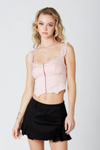 Satin Lace Corset