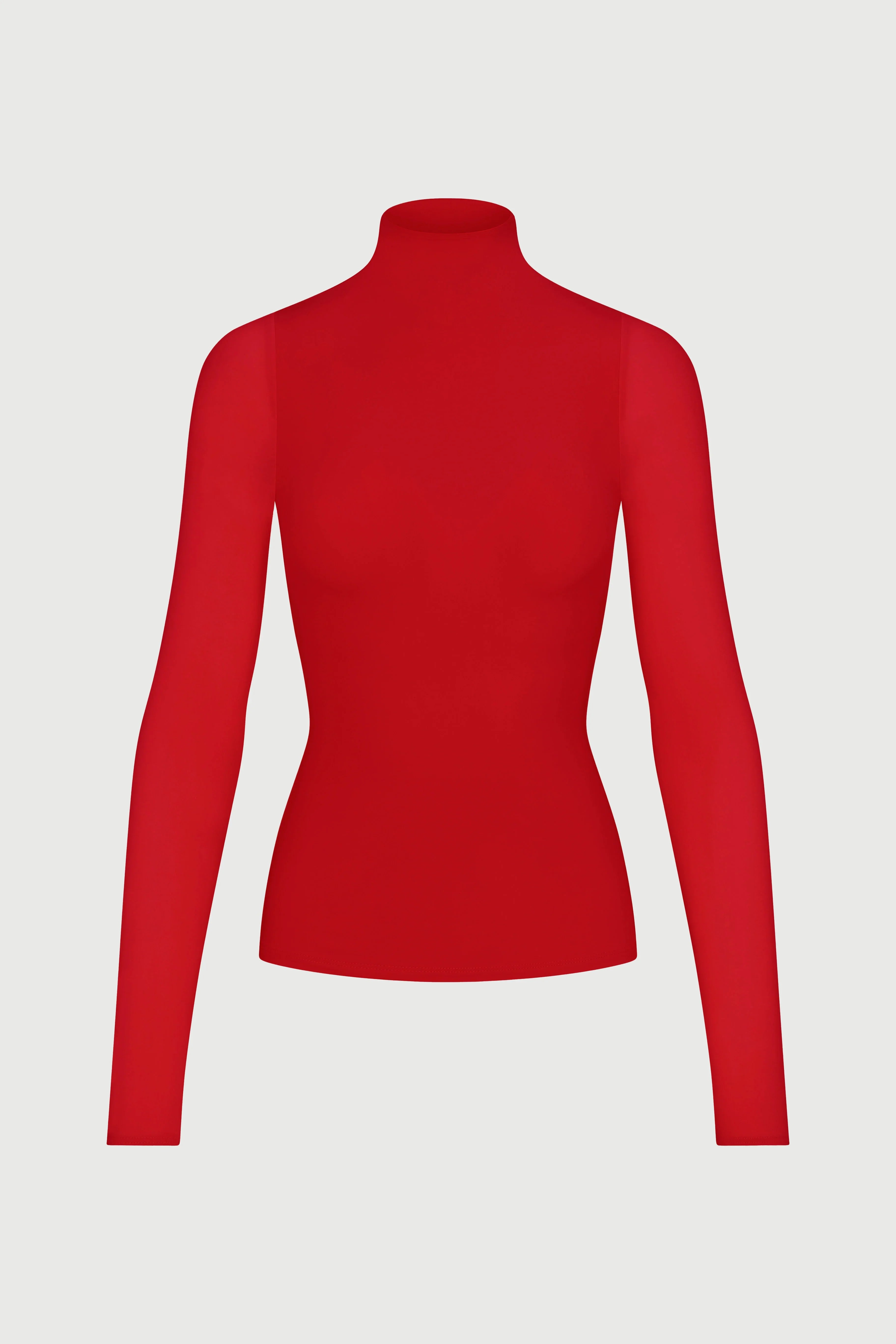 Naked Mock Neck Top