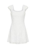 Lucienna Mini Dress White Floral