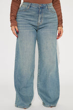 Shock And Awe Vintage Tinted Baggy Jeans - Vintage Blue Wash