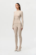 Naked Mock Neck Top