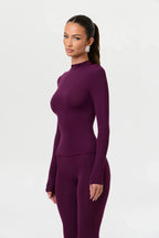 Naked Mock Neck Top