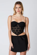Lace Scarf Top