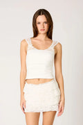 Peek-a-Boo Lace Tank