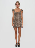 Alora Mini Dress Check Multi