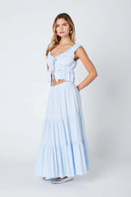 Tiered Maxi Skirt