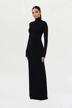Butter Turtleneck Maxi Dress