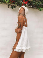 Empress Of Love Mini Dress White