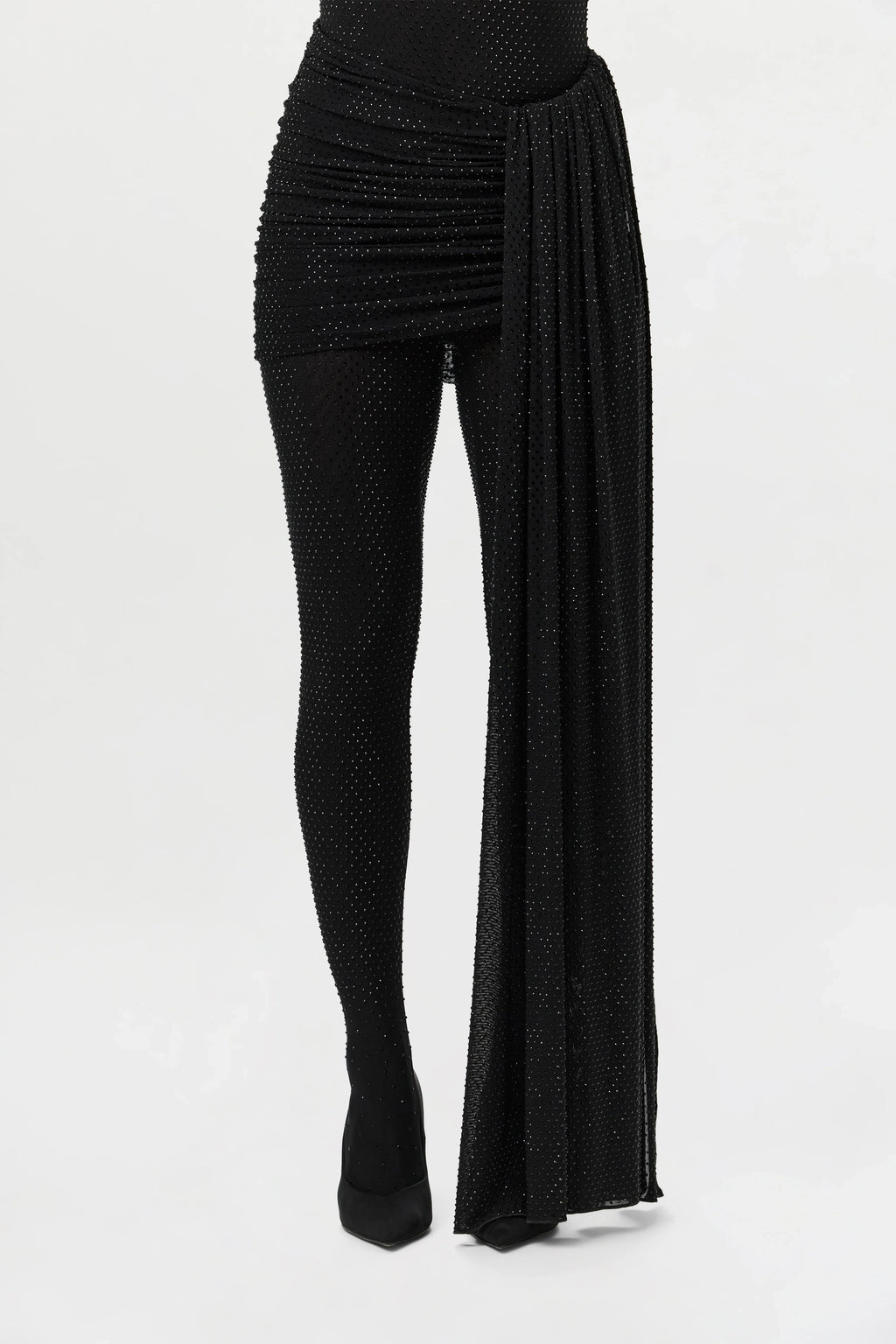 Crystal Closed Toe Leggings