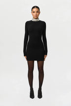 Butter Rhinestone Contour Mini Dress