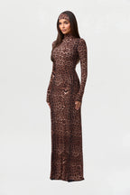 Naked Leopard Maxi Dress