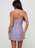 Melrose Nights Mini Dress Lilac Tall