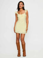 Sunbather Mini Dress Yellow