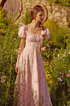 Eliza Chiffon Floral Maxi Dress