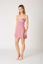 Gingham Mini Slip Dress