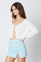 Ruched Mini Skirt