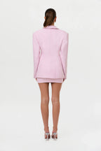 Tweed Houndstooth Mini Skirt