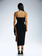 Smooth Bandeau Midi Dress
