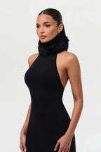 Naked Faux Fur Maxi Dress