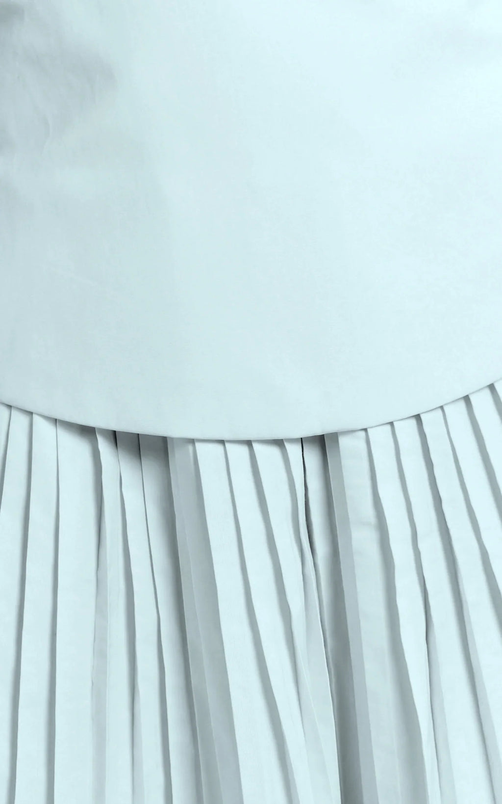 Izara Mini Dress - Off Shoulder Pleated Dress in Blue