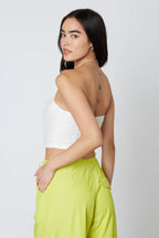 Tulle Strapless Top