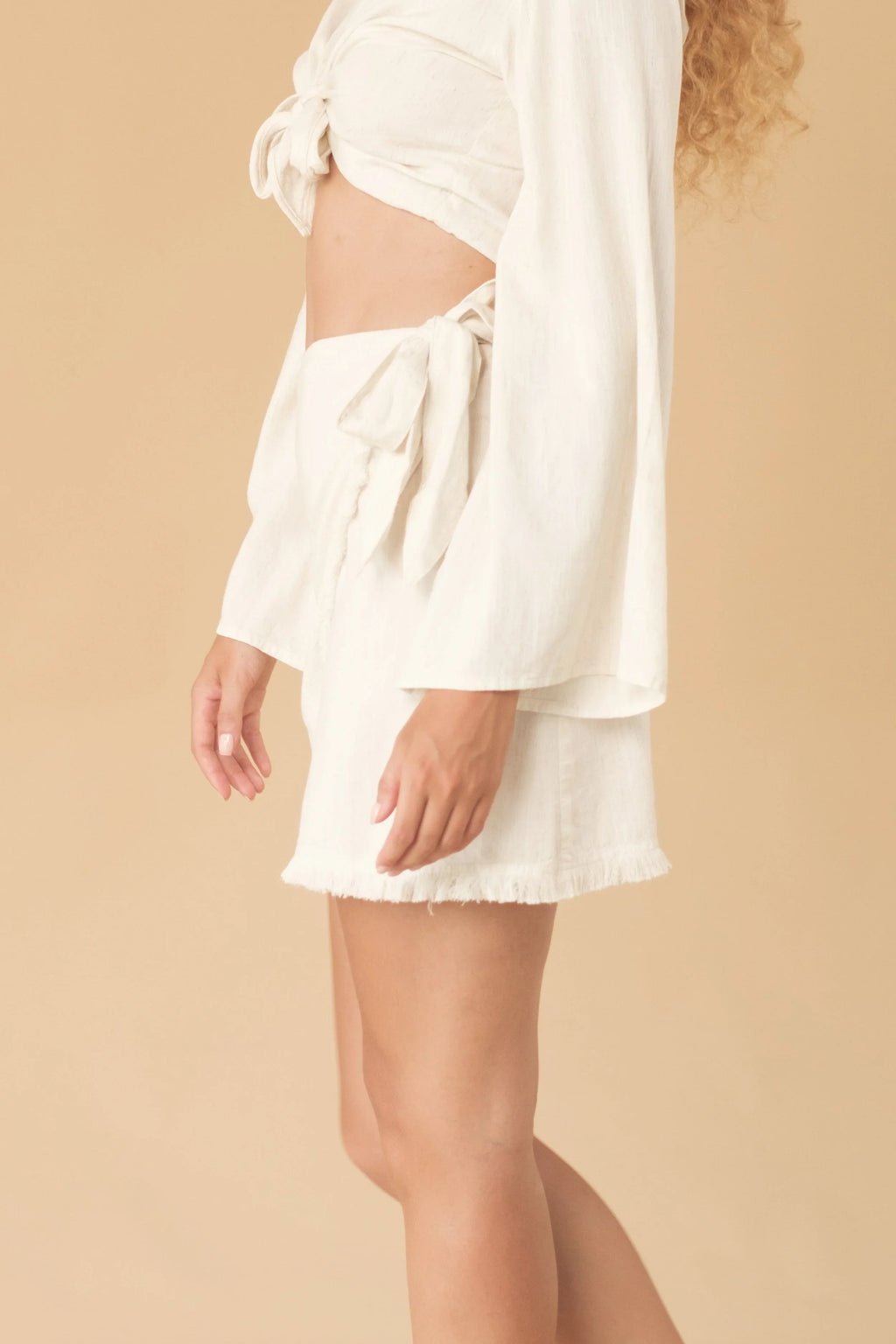Fray Wrap Skirt
