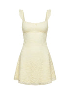 Beacall Mini Dress Lemon