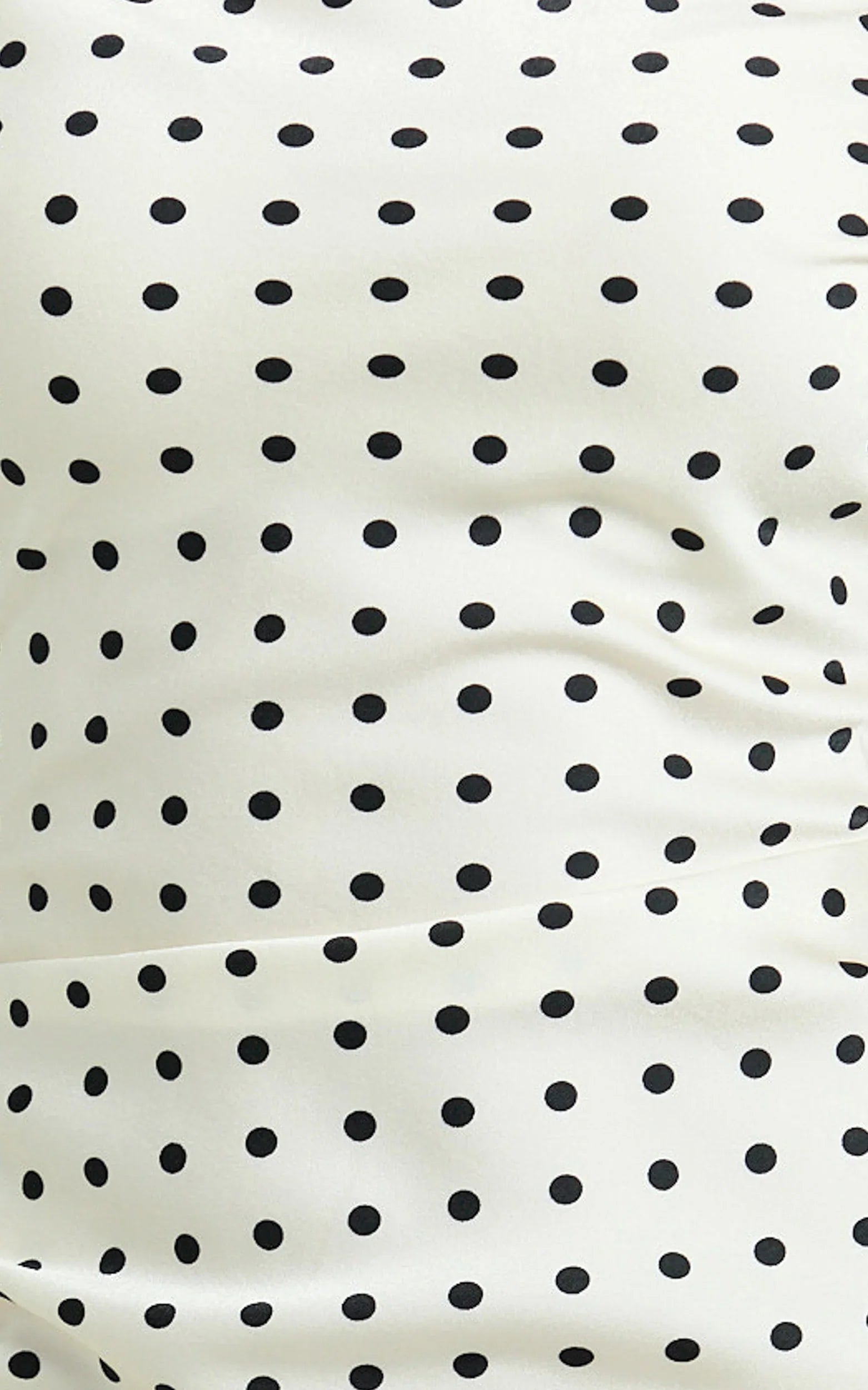 Lioness - Sweetheart Mini Dress - In Cream Polka